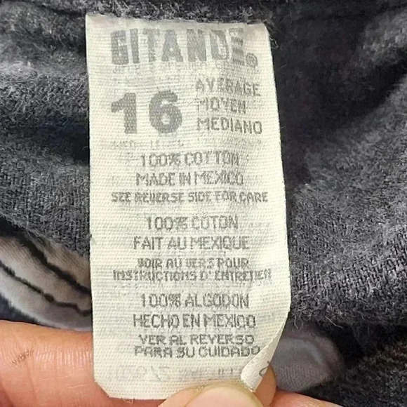 Vintage Gitano 100% Cotton Black Tapered Leg High Rise Women's Jeans 16 - Picture 6 of 8